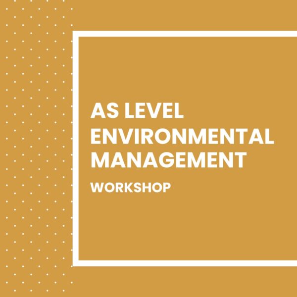 Cambridge AS Level Environmental Management